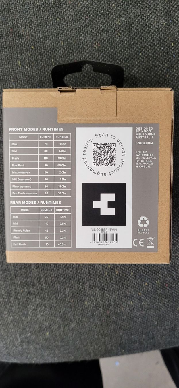 Pezzi di ricambio: Knog Cobber twinpack set – Nuovo e nell'imballaggio originale da Basel venduto da astra2011 1