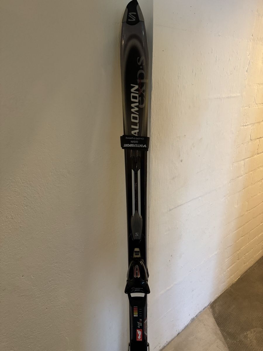 Skis: Salomon Ski-Set 170cm, antik  – Defekt aus Basel von ppo_tgw5 3