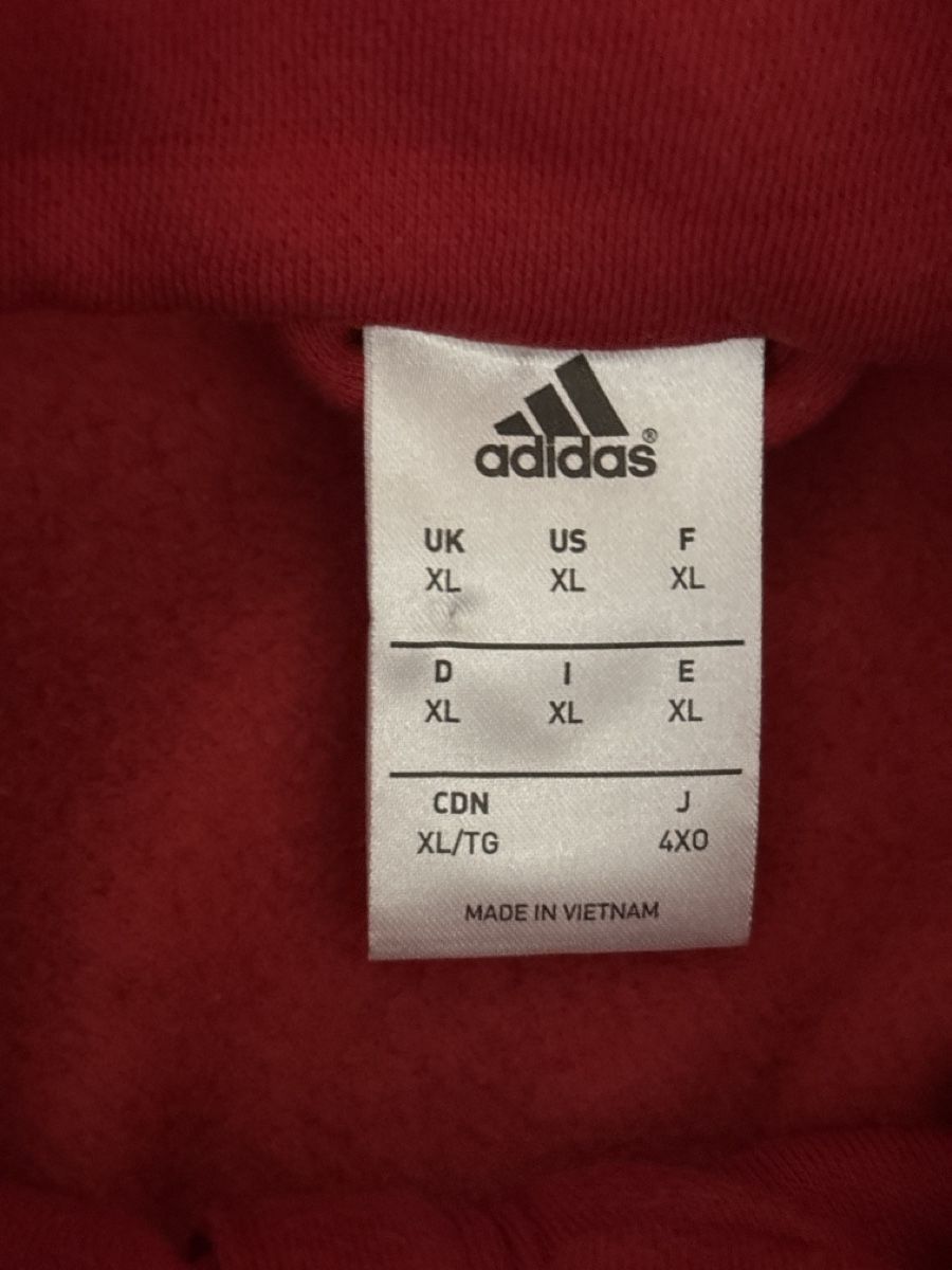 Adidas Pullover & Sweatshirts: Adidas Pullover mit Reissverschluss rot Grösse XL – Gebraucht aus Kriens von mir_v8ww 2