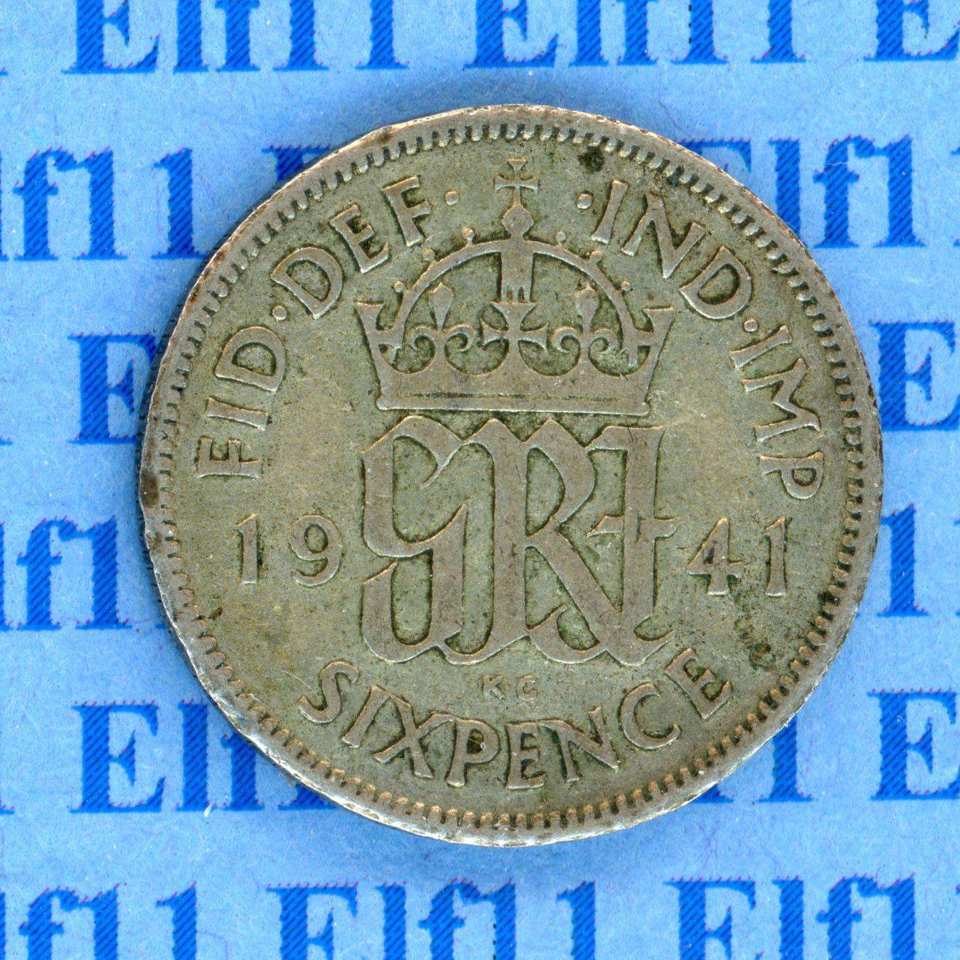 Tutti le monete: GBD___6.00 1941 ss 6 Pence – Usato da Widnau venduto da Elf11