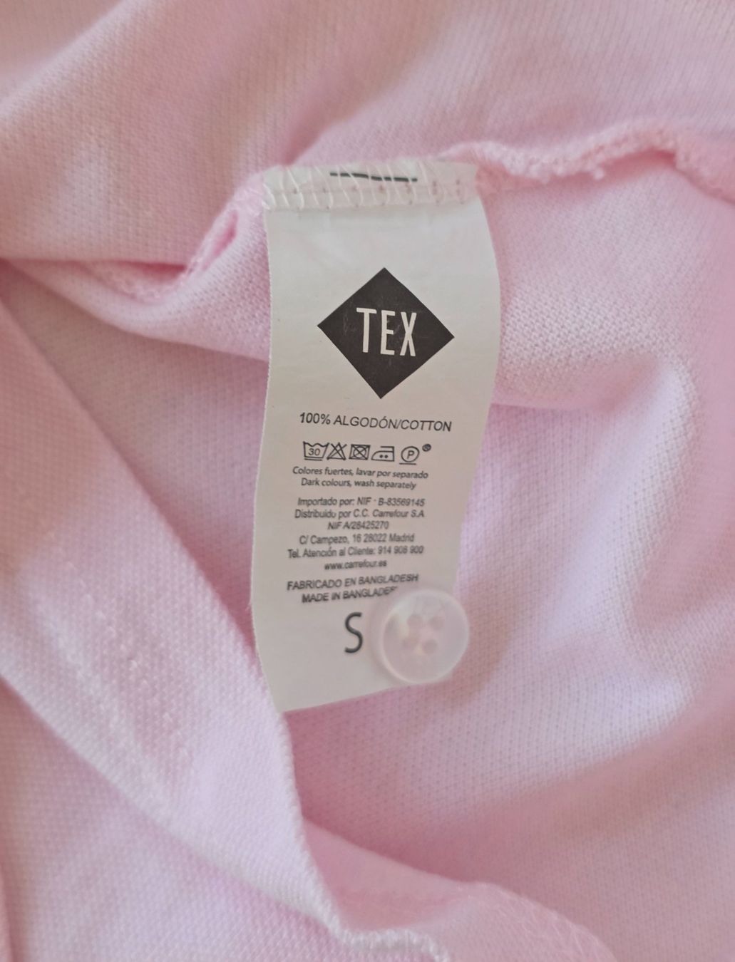 Polos: S 48 TEX Basic Men Poloshirt 100% Baumwolle rosa – Neuf (Voir description) à Dürnten par Bachtelrider_ 6
