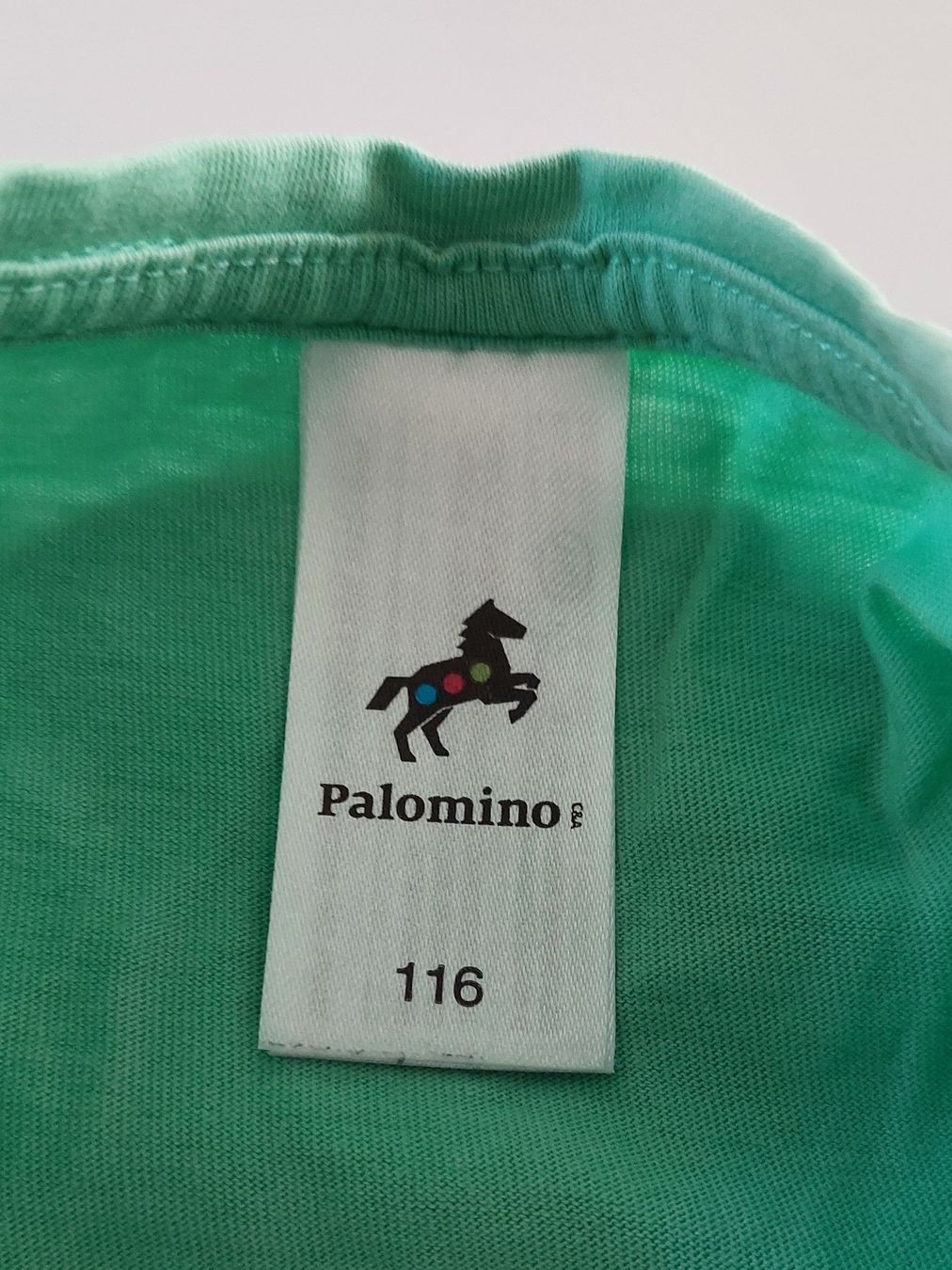 Camicette, T-shirt & Top: TSHIRT  |  BAUMWOLLE  |  EINHORN PAILLETTEN  |  Gr. 116 – Usato da Oberweningen venduto da Feindesign 2
