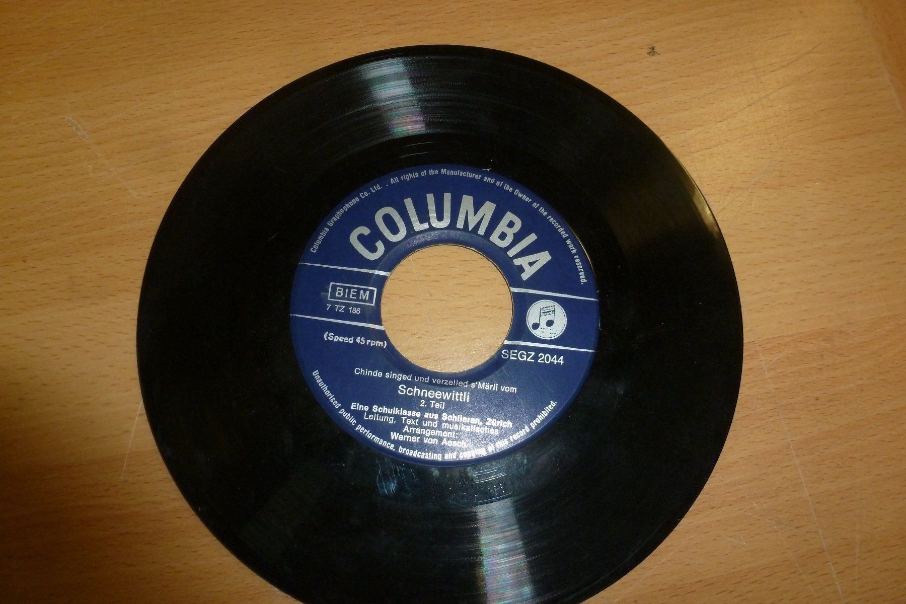 Dischi in vinile: Trudi Gerster Verzellt ** Schneewittli – Usato da Emmen venduto da newcar4you 2