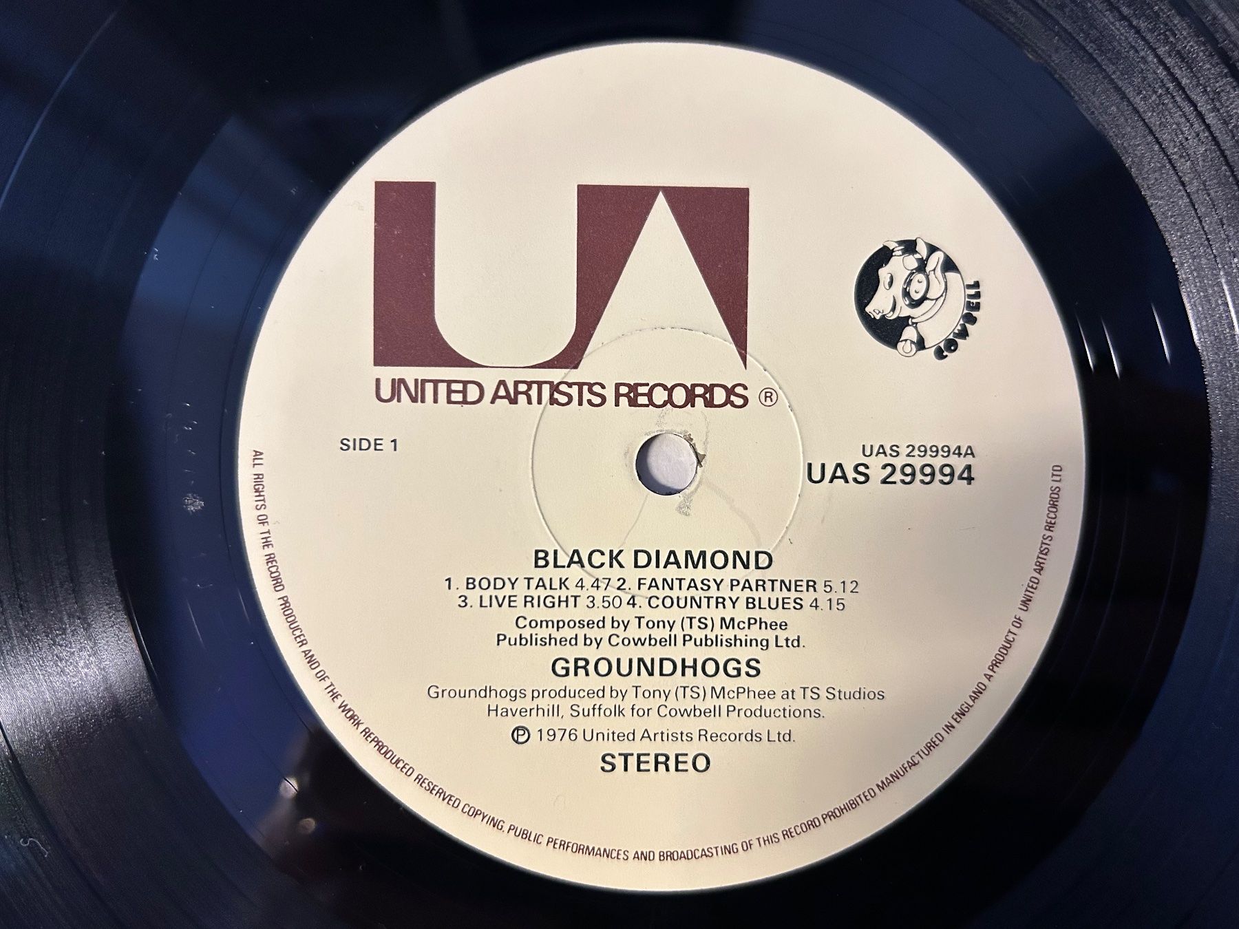 Dischi in vinile: Groundhogs - Black Diamond  LP Vinyl Schallplatte – Usato da Aesch BL venduto da BlueMusicRecords 2
