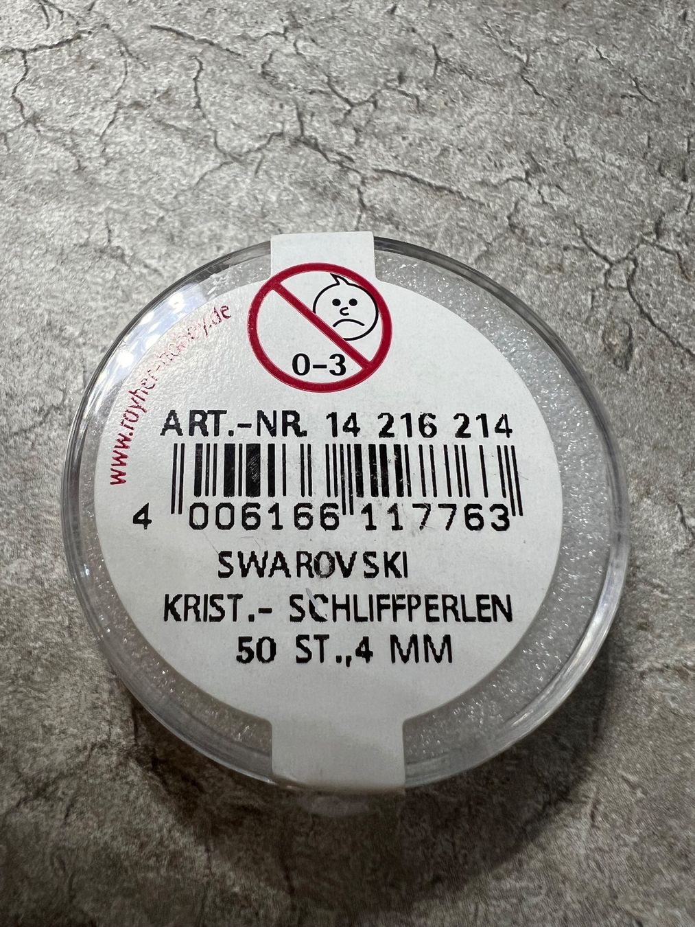 Perle (finte): Rayher / Swarovski Perlen 4mm – Nuovo e nell'imballaggio originale da Stein AG venduto da Anastasia_Asya 1