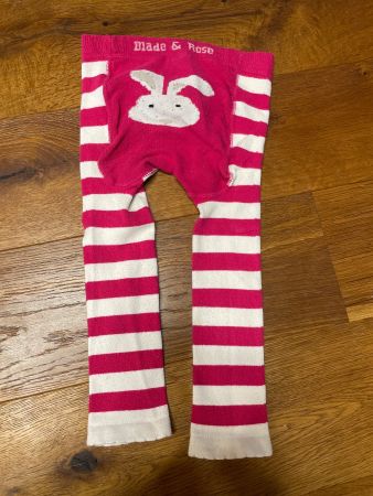 Blue & Rose Baby Leggings mit Hasli Gr 3-4 jahre