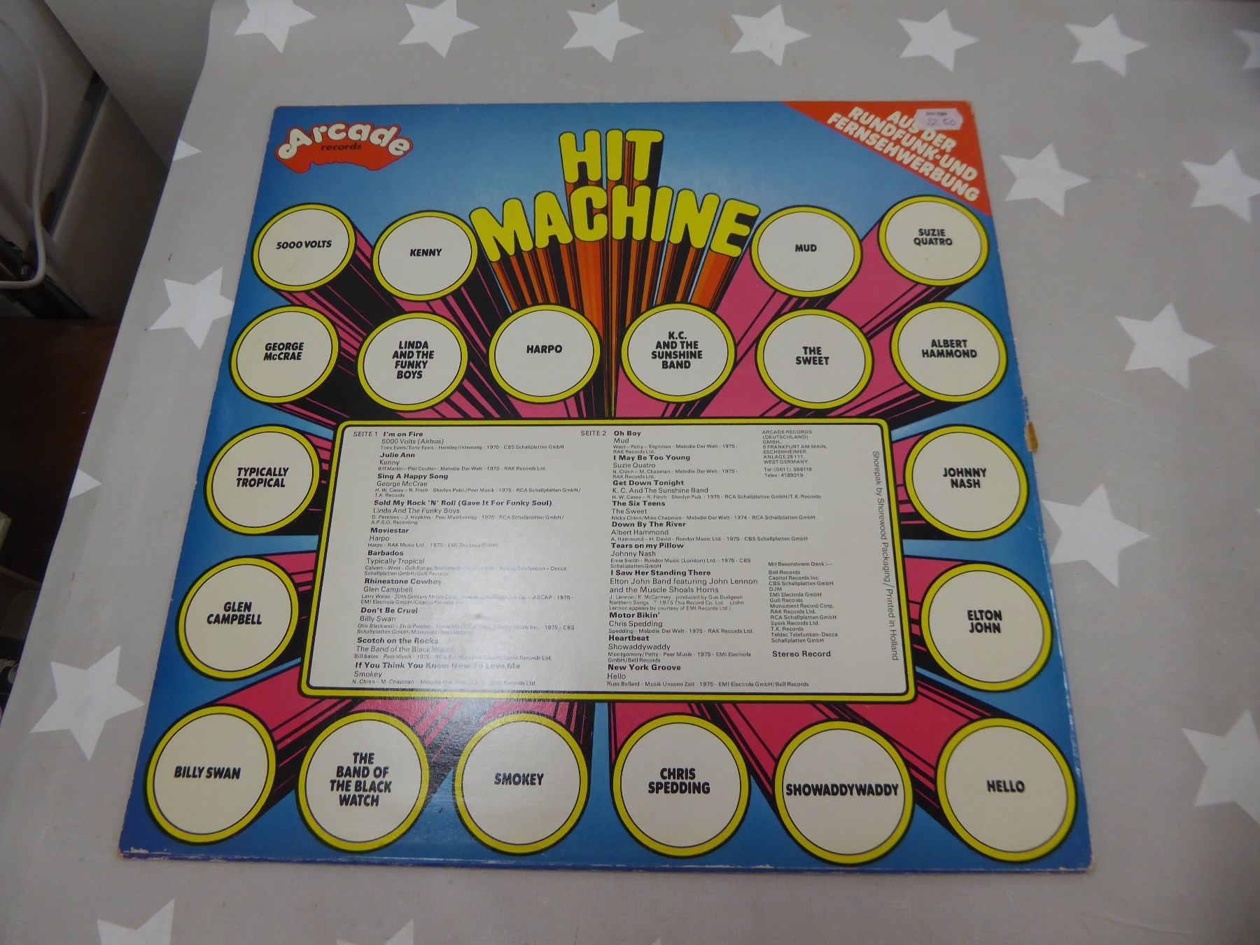 Dischi in vinile: LP: Hit Machine 20 Original Hits – Usato da Rafz venduto da Powacaddy 1
