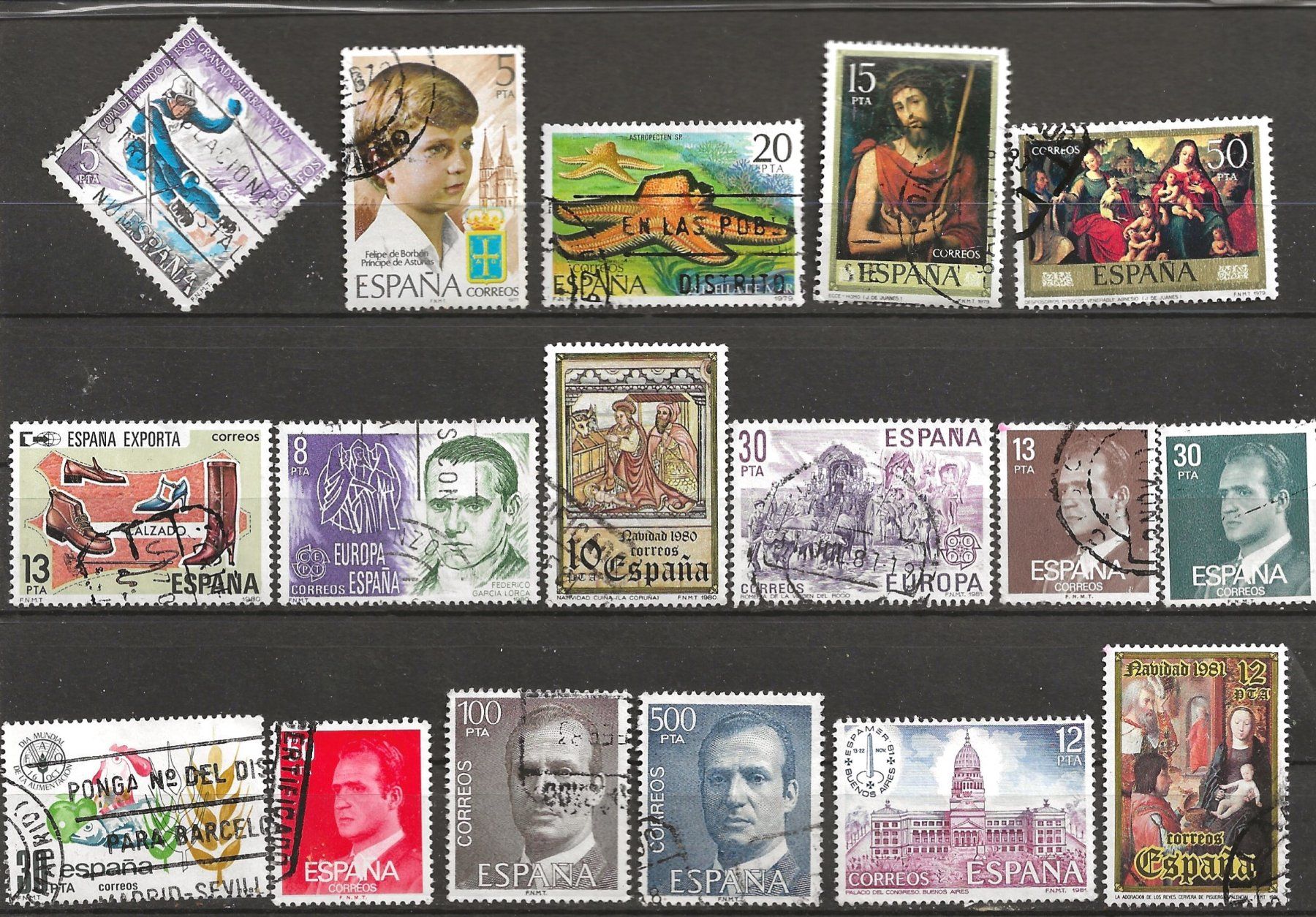 Alle Briefmarken: Briefmarken Spanien – Gebraucht aus Susten von lmf_98wh 1