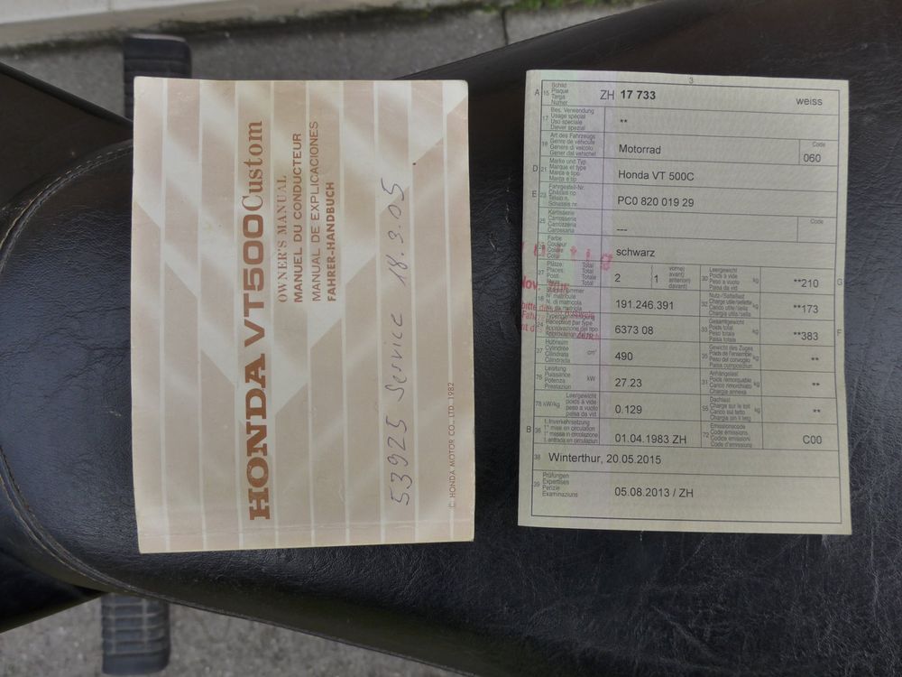 Honda VT 500 C Kaufen auf Ricardo