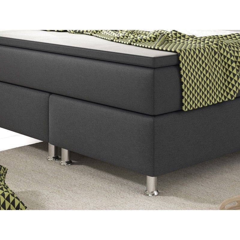 Letti: Boxspringbett 140x200cm KÖLN - Anthrazit – Nuovo e nell'imballaggio originale da Wallenwil venduto da toesstal-vertrieb 4
