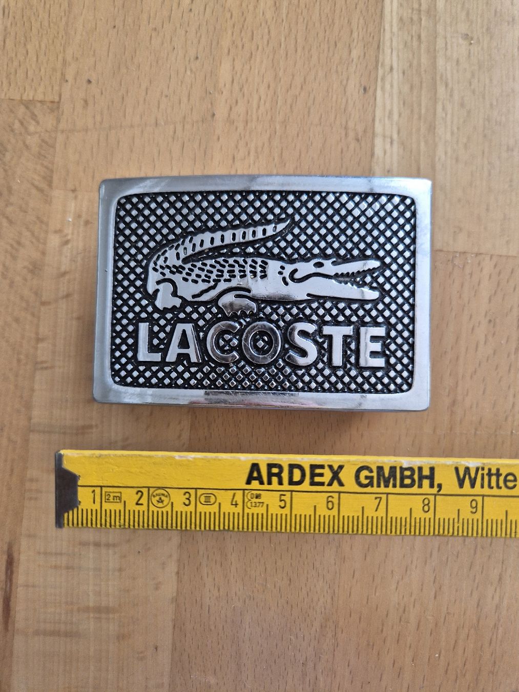 Fibbie per cinture: Lacoste Gürtelschnalle – Usato da Vilters venduto da Fleiflomi