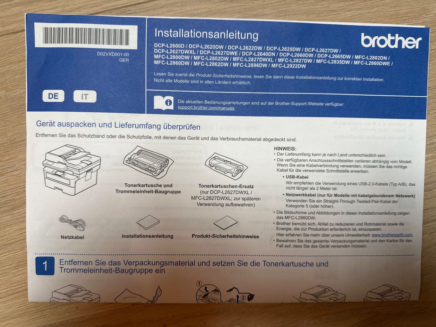 Brother Stampanti: Brother MFC-L2700DW Drucker Multifunktionsgerät gebraucht – Usato da Hallau venduto da ren_r5nb 1