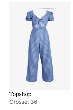 Jumpsuit Topshop Grösse 36
