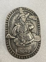 Fasnacht Basel ZUGSPLAKETTE Silber 1949