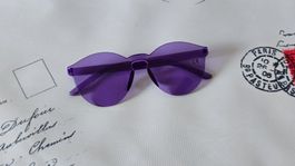 Lila Laune Brille! 😎 Style-Sonnenbrille
