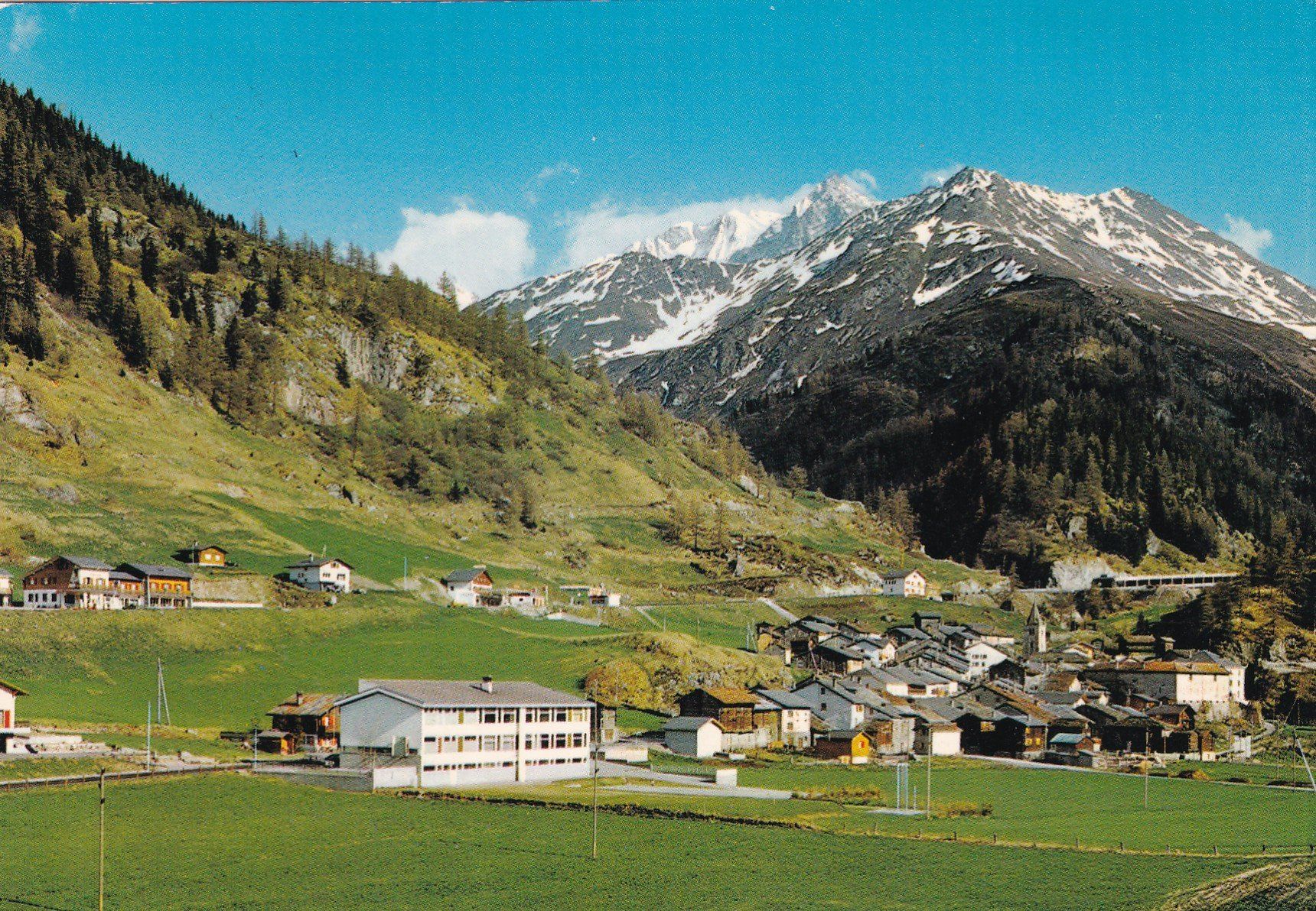 Ansichtskarten: Bourg-St-Pierre Valais Mont Vélan  1973 – Gebraucht aus Cormoret von Pascalll2001