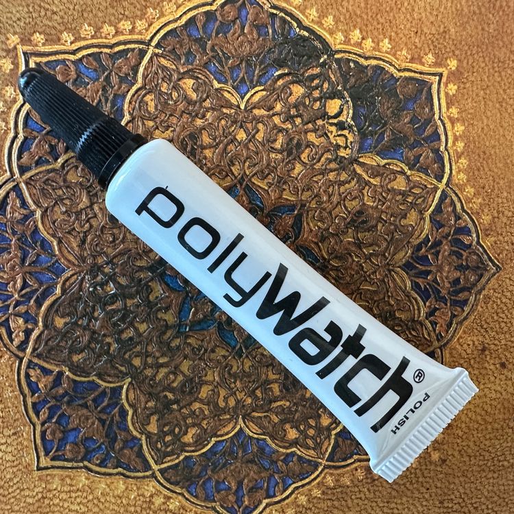Prodotti di pulizia: PolyWatch zum Swatch Gläser polieren – Nuovo e nell'imballaggio originale da Courlevon venduto da Topwatch3000