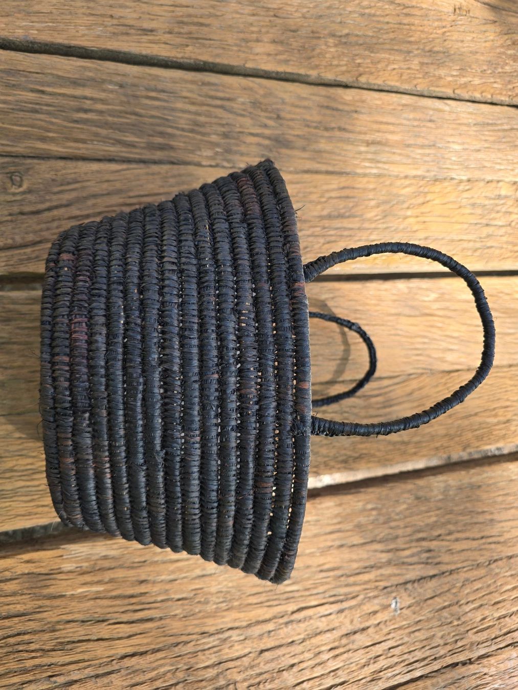 Autres articles pour la maison: Korb: Raffia (Bast) schwarz aus Marokko-Prototyp – Neuf (Voir description) à Romanshorn par Rachacha 2