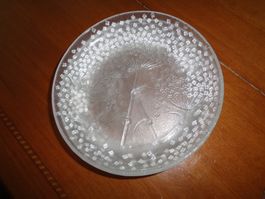 Glasteller   vier Stück  16 cm Durchmesser
