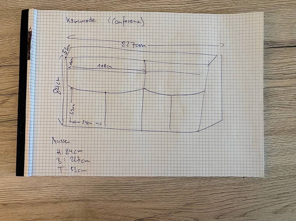 Cassettiere: Schöne und geräumige Kommode/Sideboard – Usato da Langnau am Albis venduto da Seebueb96 1