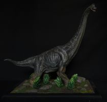 Papo Brachiosaurus re-paint mit Base