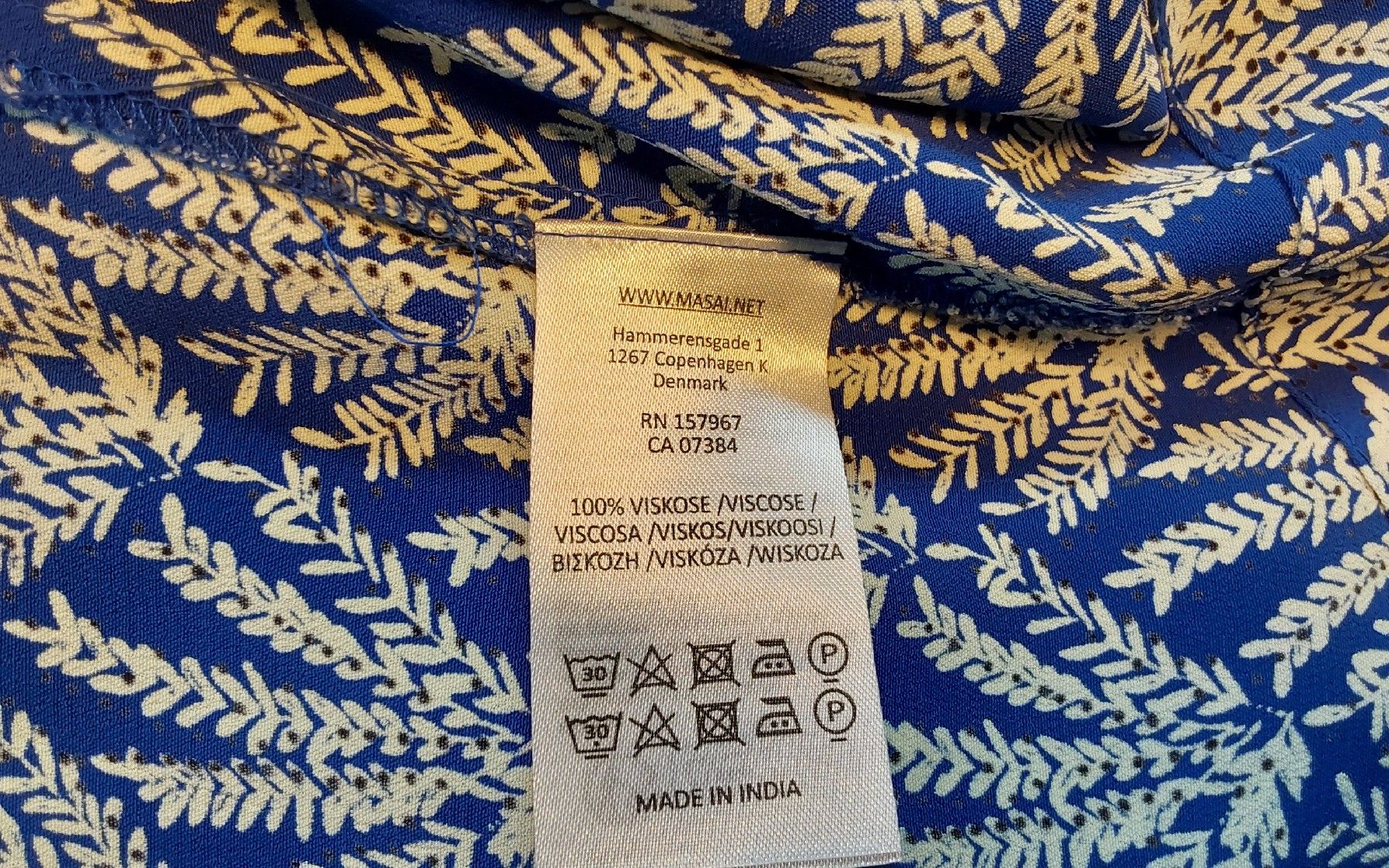 Blusen: Bluse Tunika Masai M Viskose blauweiss – Neu (gemäss Beschreibung) aus Köniz von scopello12 5