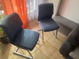 Siège fauteuil chaise VIASIT avec pied en chrome de designer
