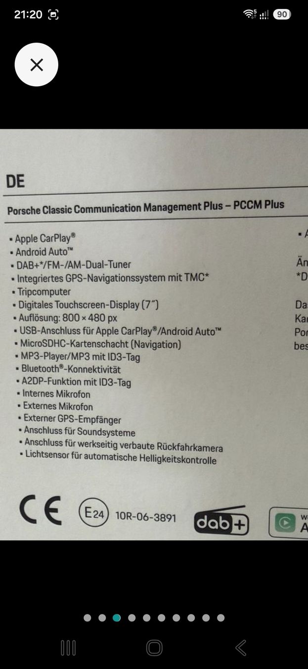 Navigatori: Porsche Classic Communication Management Plus (PCCM+)  – Usato da Davos Platz venduto da Metler70 6