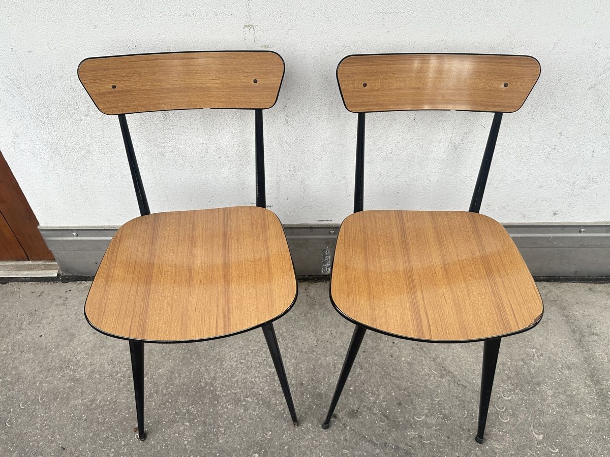 Stühle: 2 Vintage Stühle, "Esszimmerstühle", – Gebraucht aus Aarburg von Yula24