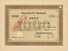 Düsseldorfer Baubank, Düsseldorf - 1922