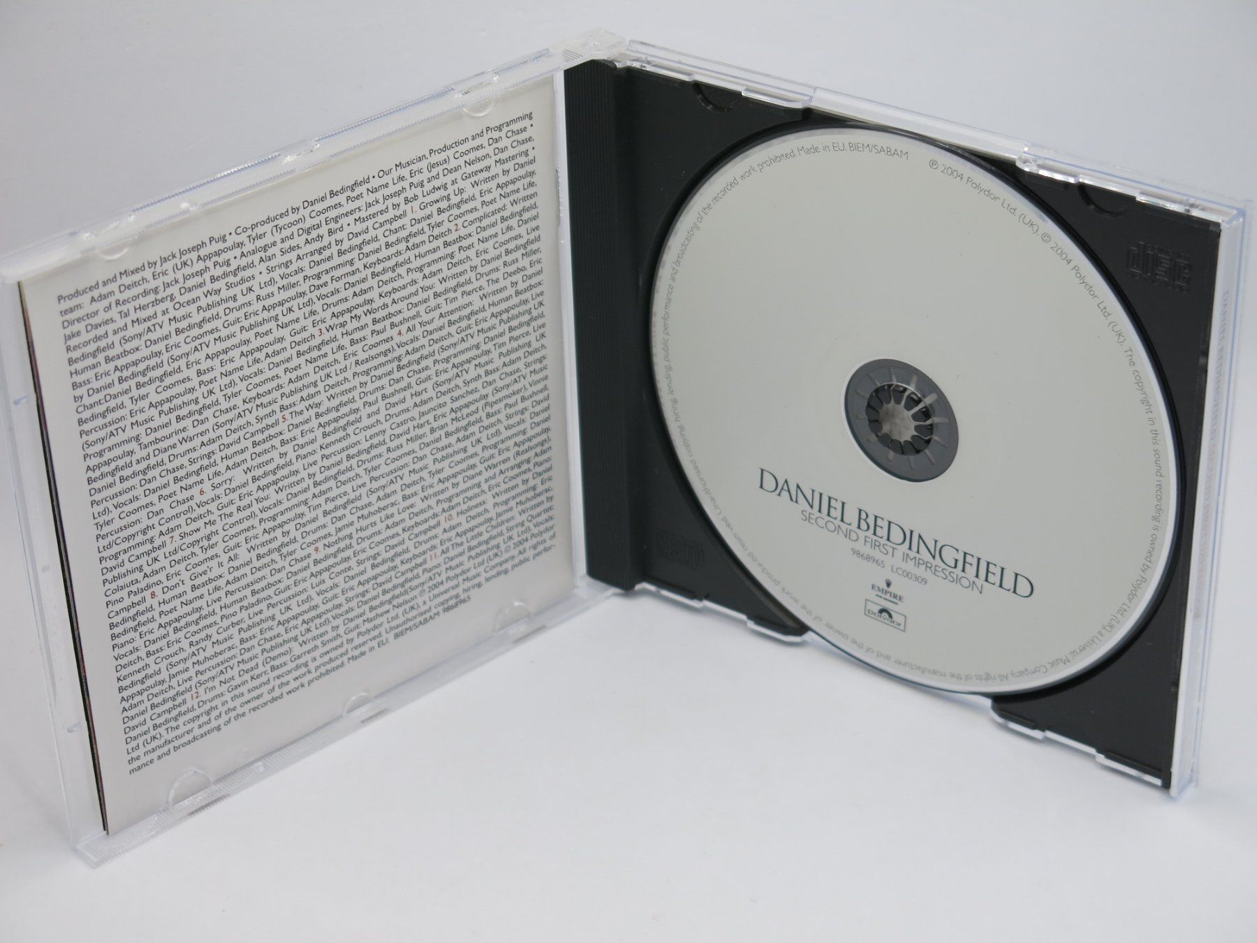 CDs: CD Daniel Bedingfield – Second First Impression – D'occasion à Ernetschwil par luisvonerni 1