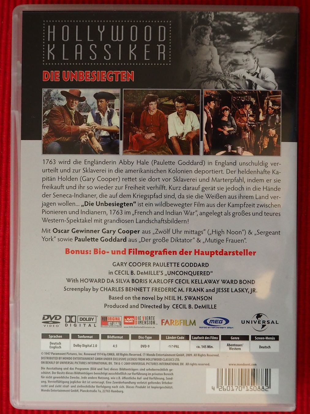 Tutti i DVDs: Die Unbesiegten / Gary Cooper – Usato da Chur venduto da dluli 1