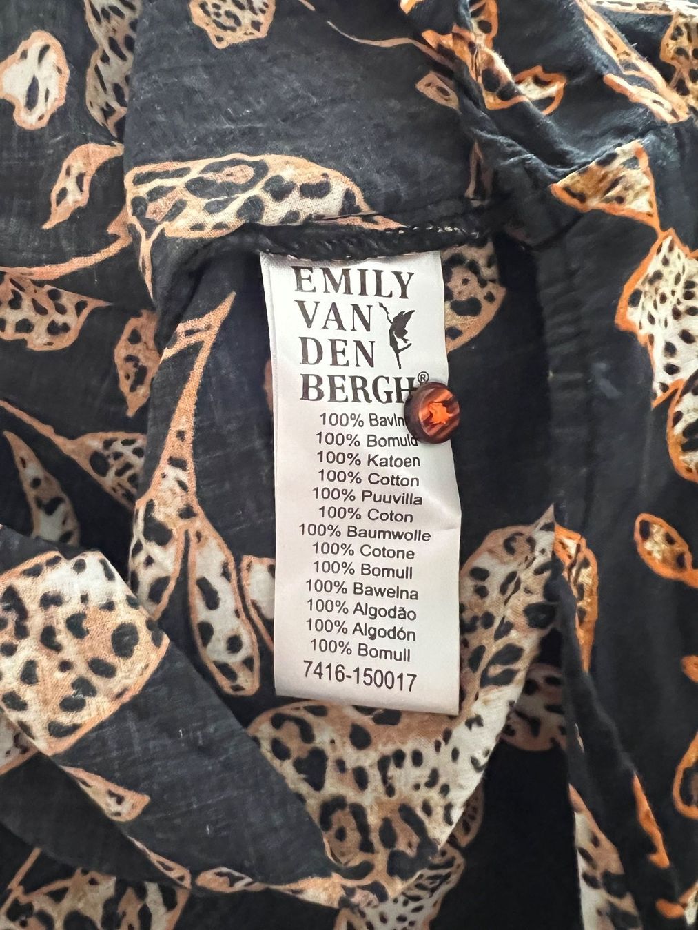 Emily van den Bergh Camicette: emily van den bergh 40 Bluse Baumwolle langarm Blusenshirt – Usato da Staad SG venduto da Chirrari 3