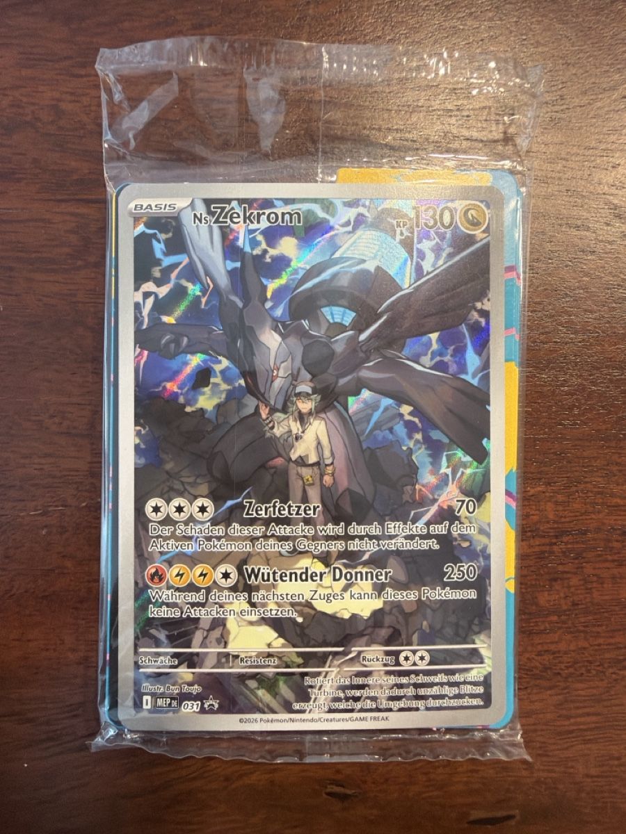 Pokémon Cartes à collectionner: Ns Zekrom (MEP 031) Sealed  – Neuf (Voir description) à Emmenbrücke par Pack_Ripper