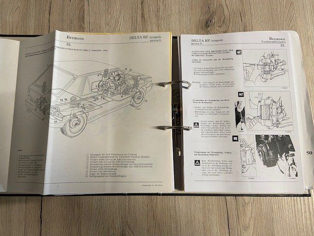 Libri: Lancia Delta Integrale / Dedra Integrale Werkstattordner – Nuovo (secondo la descrizione) da Grenchen venduto da chaga1234 2