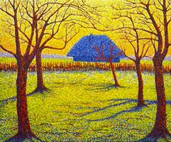 Vorfrühling (Öl auf Leinwand) Nr. 262