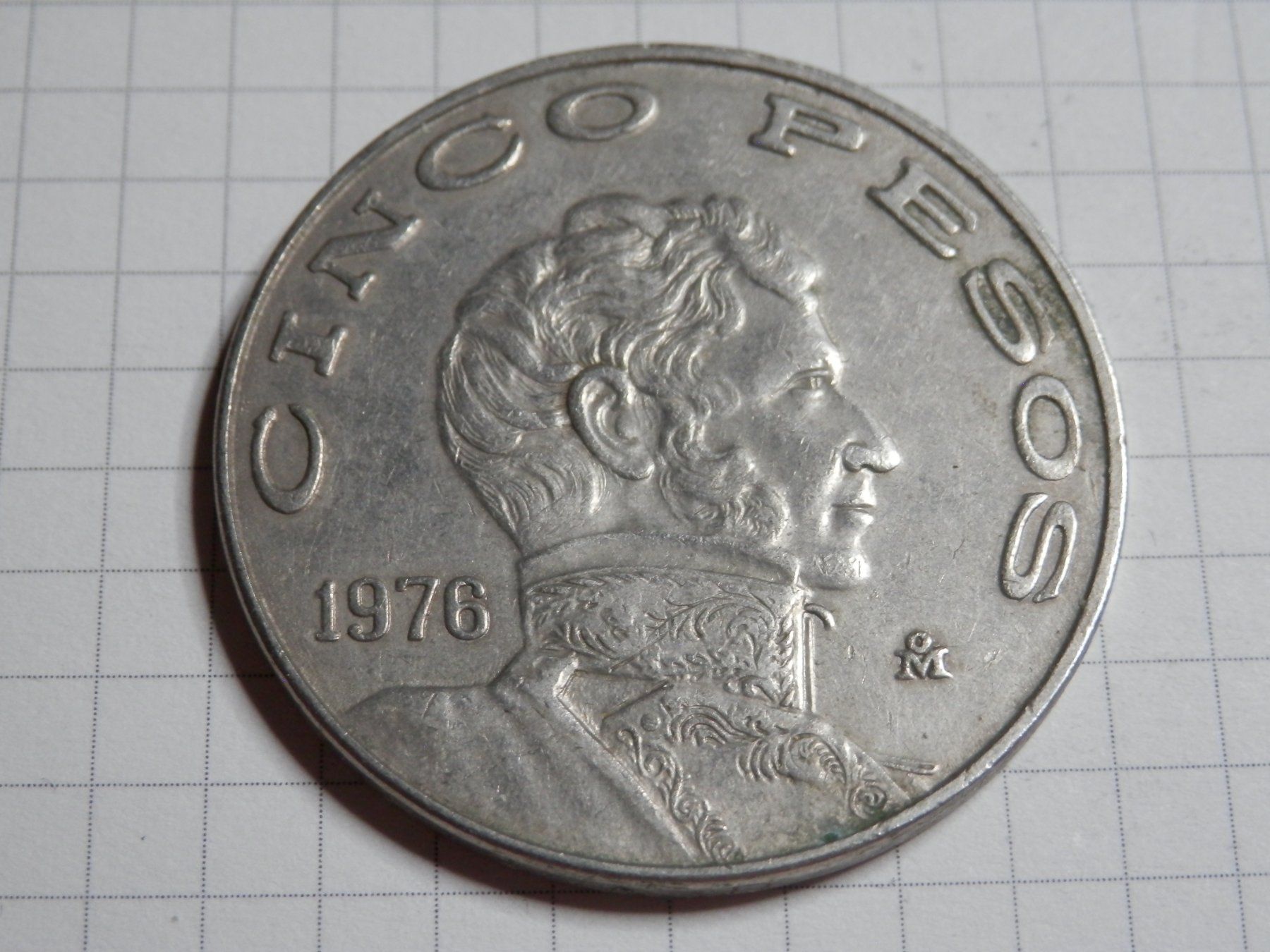 Tutti le monete: Mexiko 5 Pesos, 1976 – Usato da Weiach venduto da weiach81