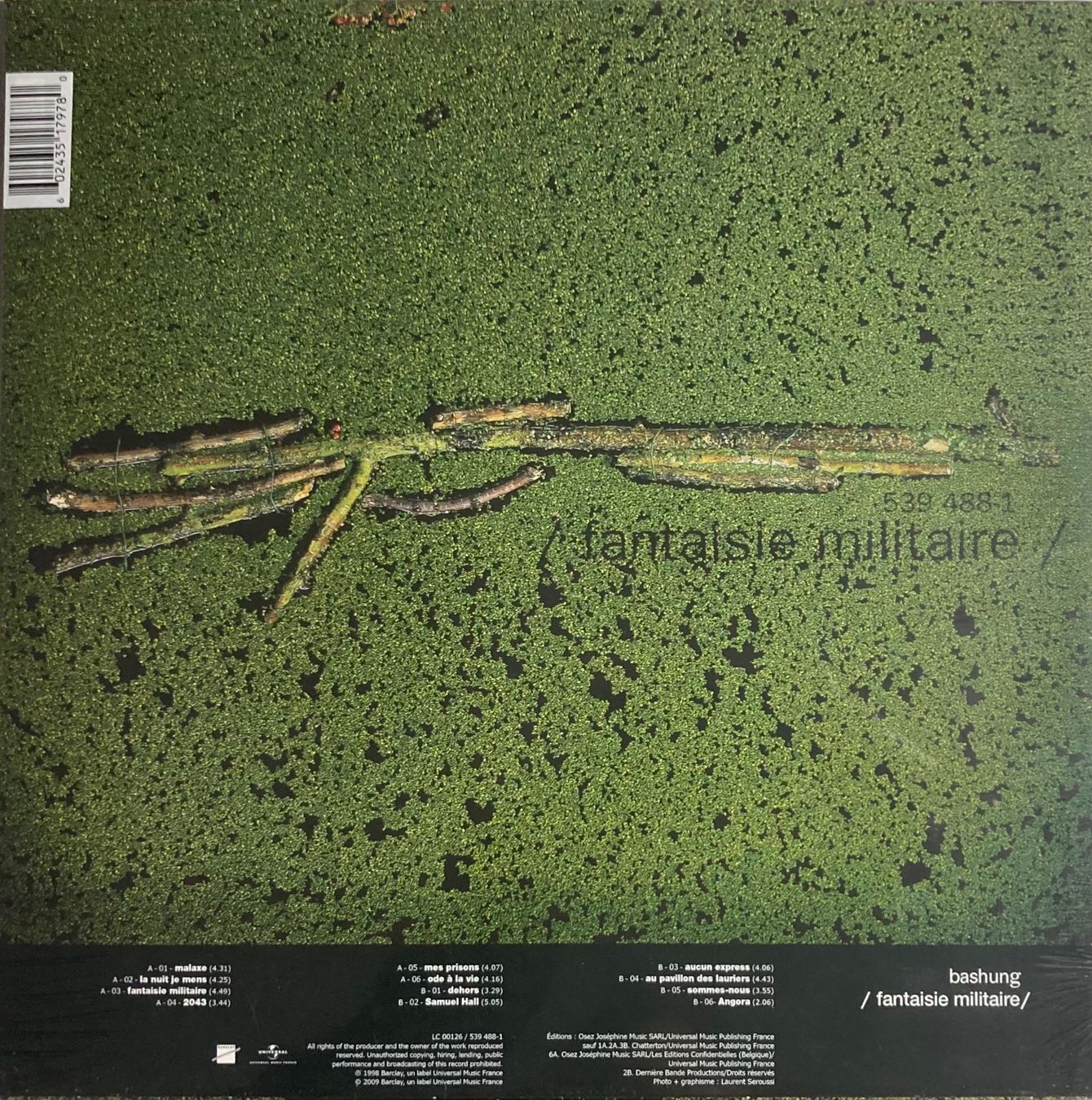 Dischi in vinile: ALAIN BASHUNG - FANTAISIE MILITAIRE – Nuovo e nell'imballaggio originale da Poliez-Pittet venduto da Newtown-Records 1