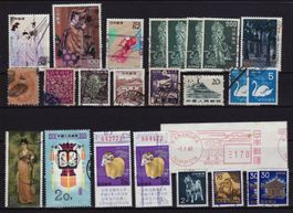 105 JAPAN, NIPPON, 92 Doubletten ⊙ + Tütchen