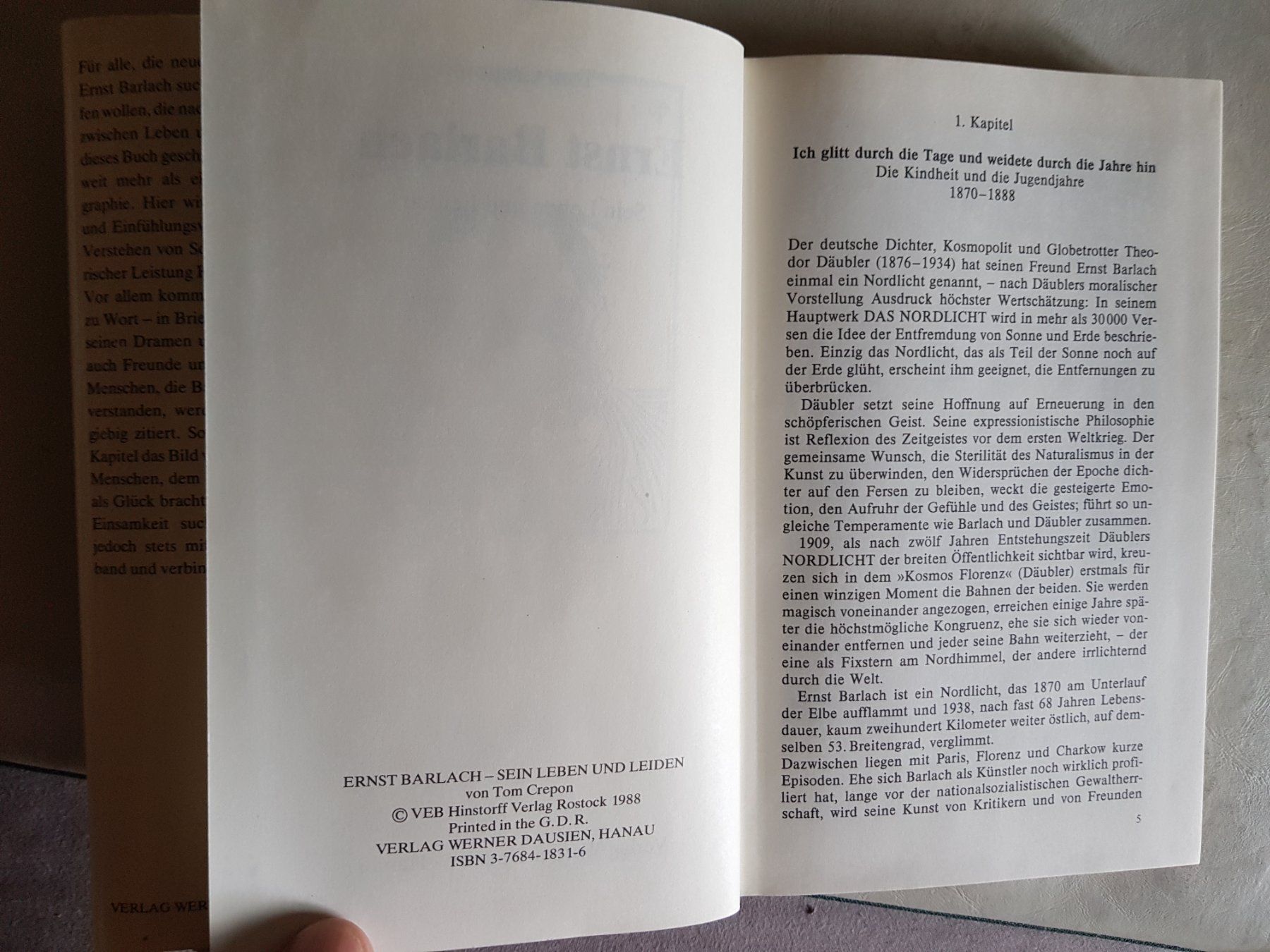 Libri: Ernst Barlach - Sein Leben und Leiden - 1988 – Usato da Walterswil BE venduto da Lonitti 8