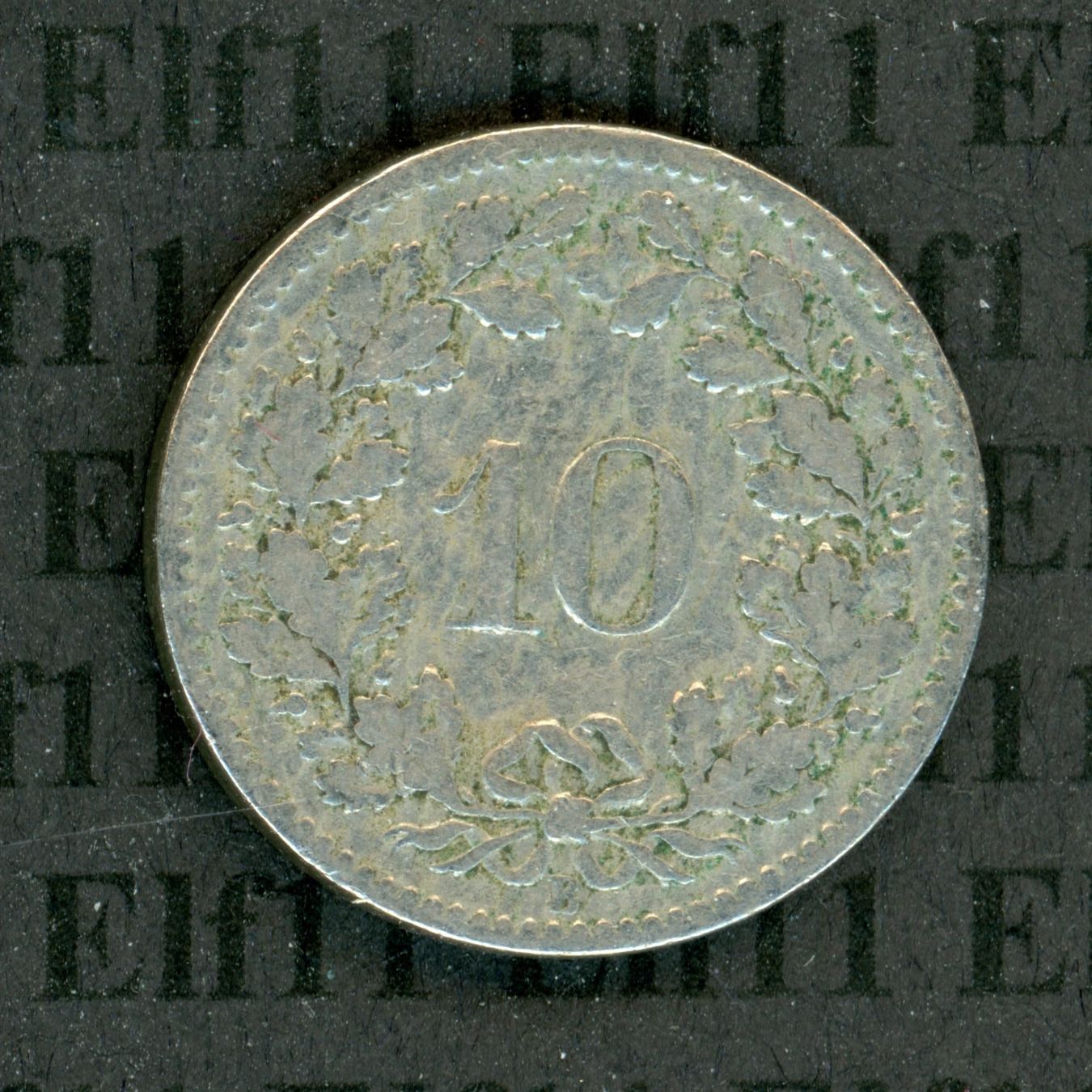 Tutti le monete: CHF___0.10 1904 s-ss 10 Rappen – Usato da Widnau venduto da Elf11 1