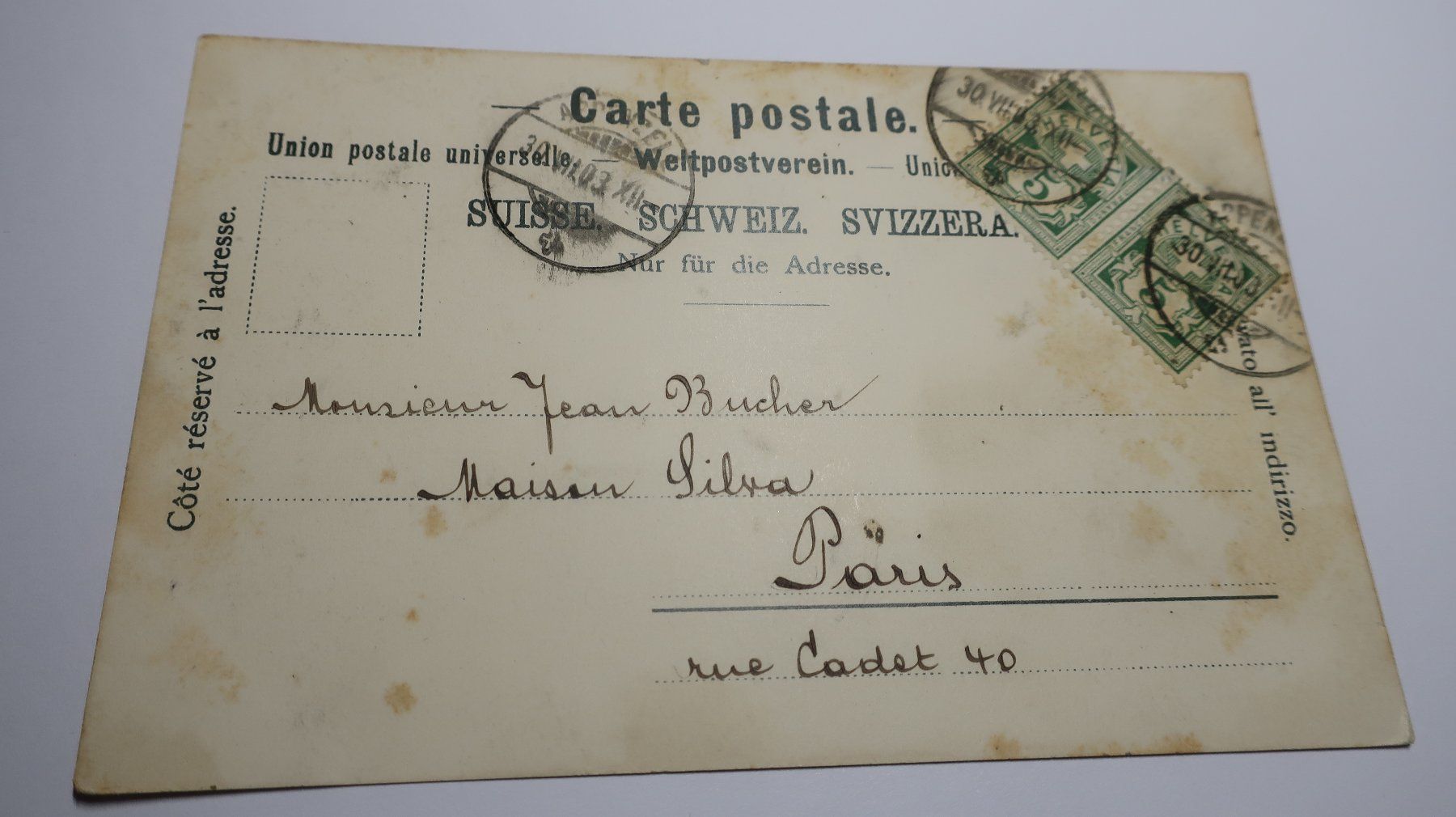 Cartoline postali: Gruss aus Appenzellerland 1903 – Usato da Cormoret venduto da Pascalll2001 6