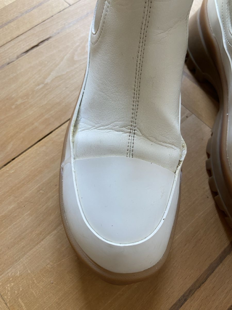 Stella McCartney Scarpe da donna: Stella McCartney Trace Logo Print Boots Stiefel – Usato da Münchenstein venduto da B771 4