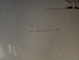 Fehlmann – Œuvre originale sur papier – Personnage féminin –