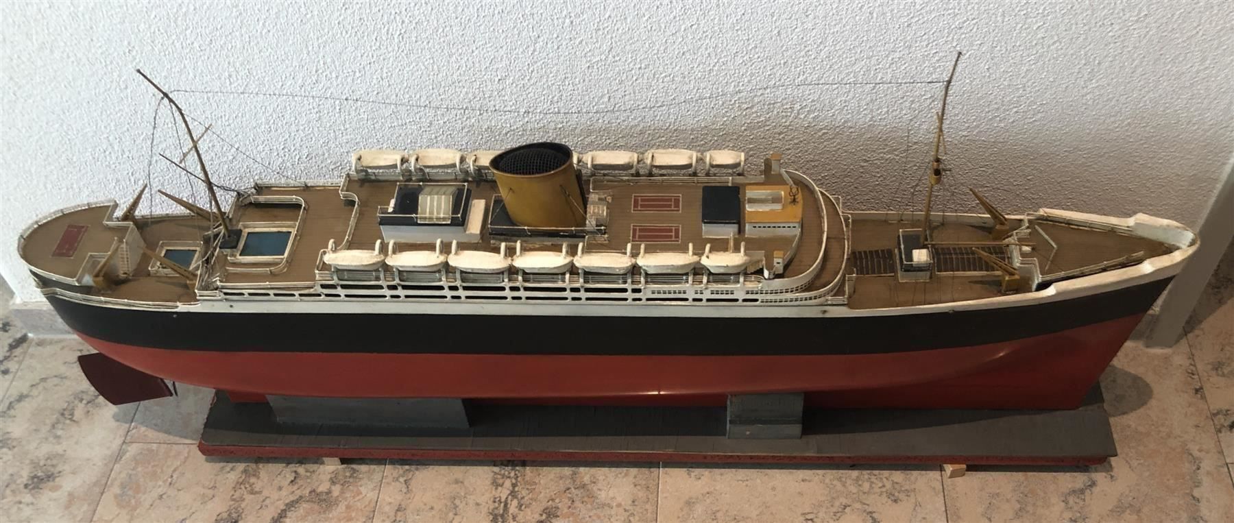 Kit di modellismo & Modellini statici: GROSSES DAMPFSCHIFF-Modell "ANDES" - 107 cm – Usato da Appenzell venduto da Zimiuno 7