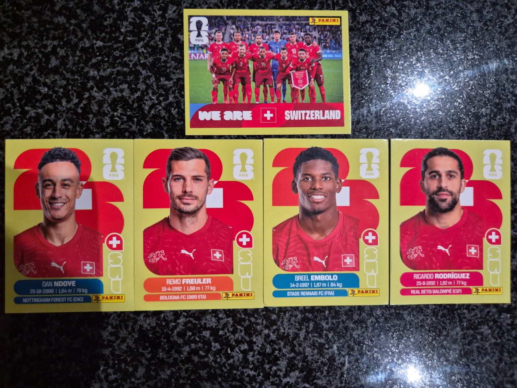 Panini Carte collezionabili: Panini FIFA 2026 Schweiz Embolo,Freuler – Nuovo (secondo la descrizione) da Altendorf venduto da caj_hry2