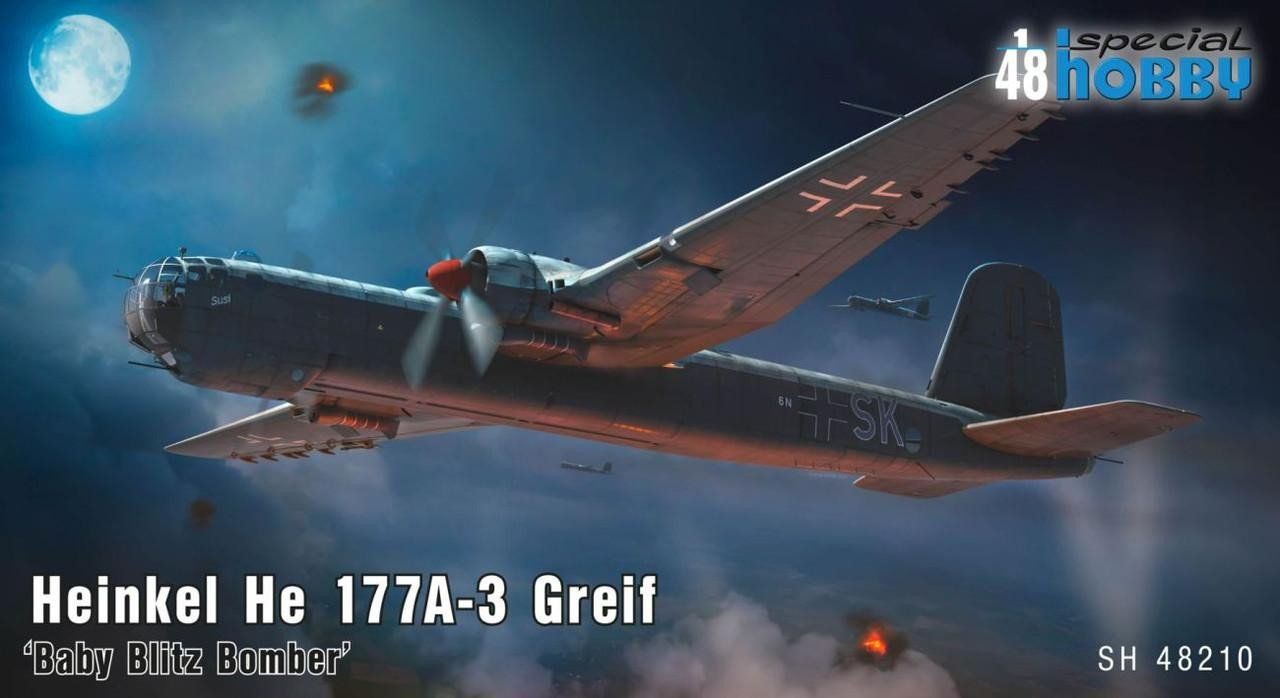Kit di modellismo & Modellini statici: Heinkel He 177 A-3 1/48 – Nuovo e nell'imballaggio originale da Bözen venduto da jackieoh