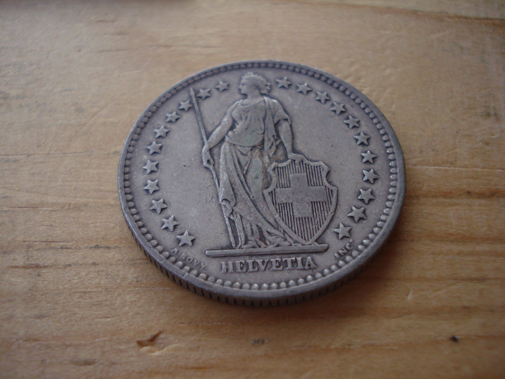 Alle Münzen: (D2) 2 Franken 1912 – Gebraucht aus Erlach von Net-Coins 1