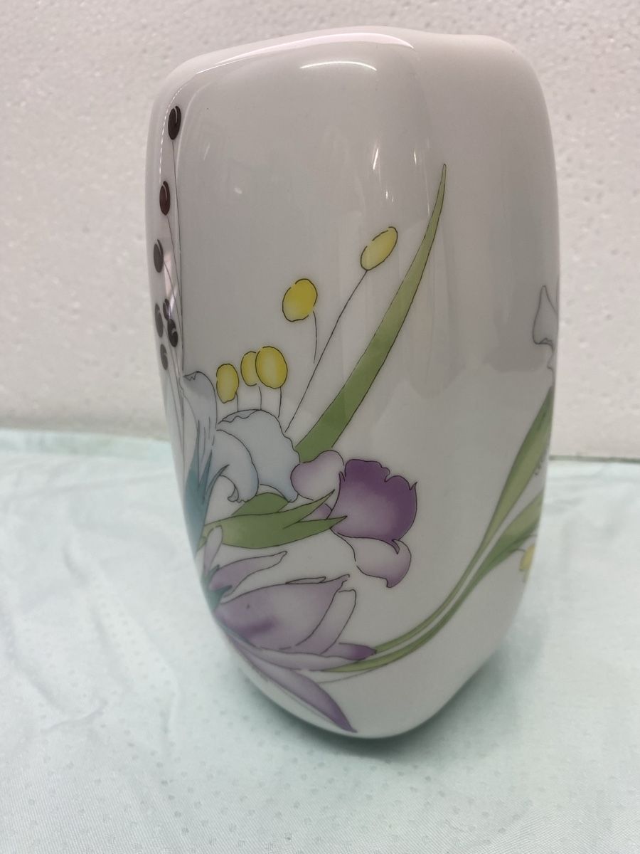 Vasi & Recipienti: Schöne Leonardo Vase mit Frühlingsblumen-Motiv - – Usato da sursee venduto da trilli-tralli 5