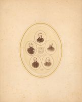Fotografie J.Ganz Zürich Militär 1870er General Hans Herzog